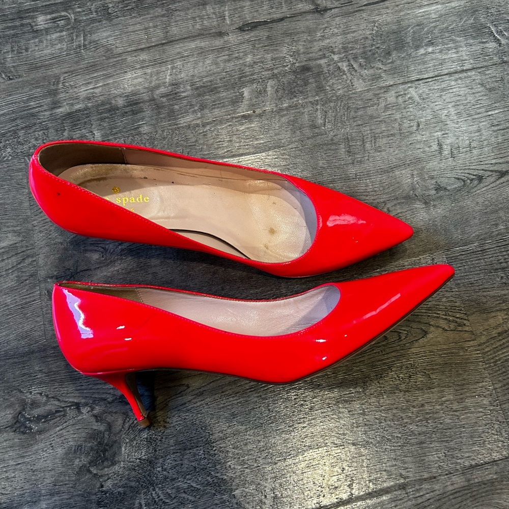 Kate Spade Neon Pink Melanie Heel Size 8